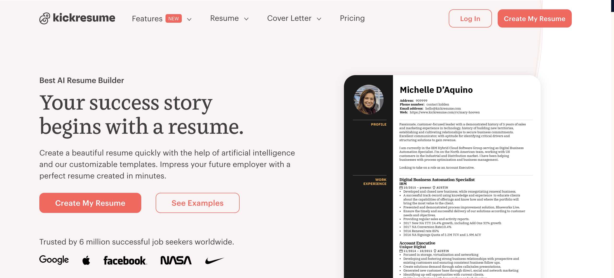 Kickresume